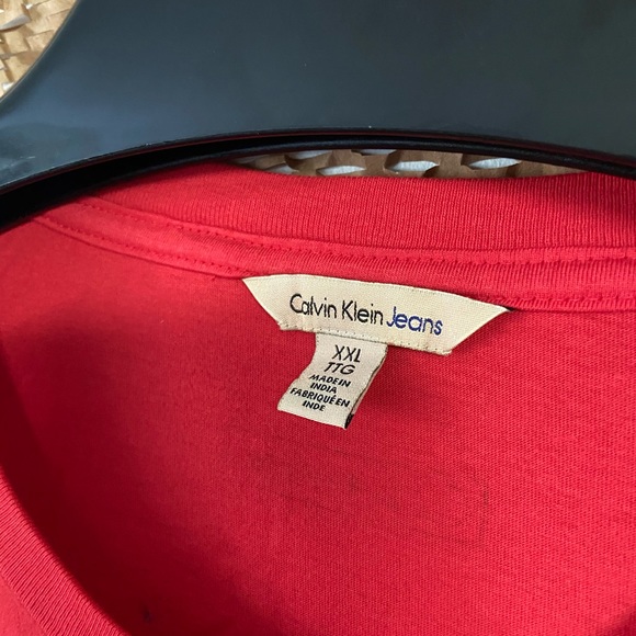 CALVIN KLEIN JEANS | Red T-shirt - Picture 3 of 6